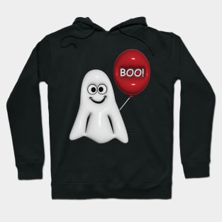 Boy Ghost with Red Balloon Hoodie